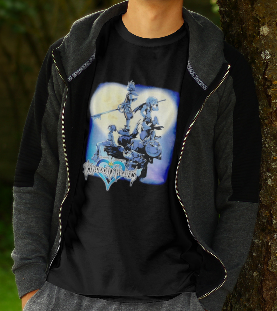 Kingdom Hearts Legends SquareSoft Sora Keyblade Moonlight T-Shirt