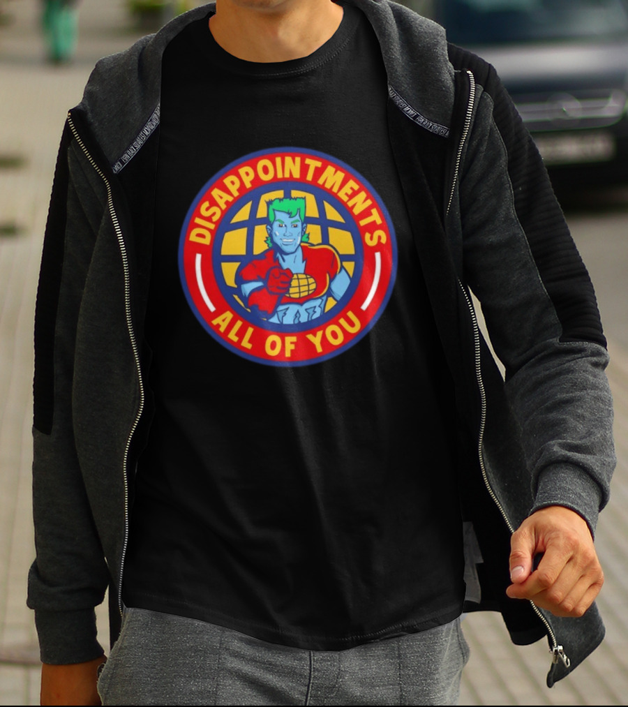Disappointments All Of You Captain Planet Circular T-Shirt