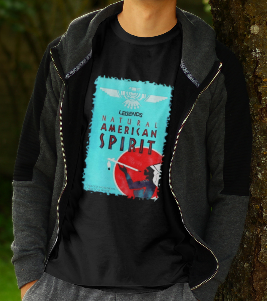 Legends Natural American Spirit Tobacco And Water Ingredients T-Shirt