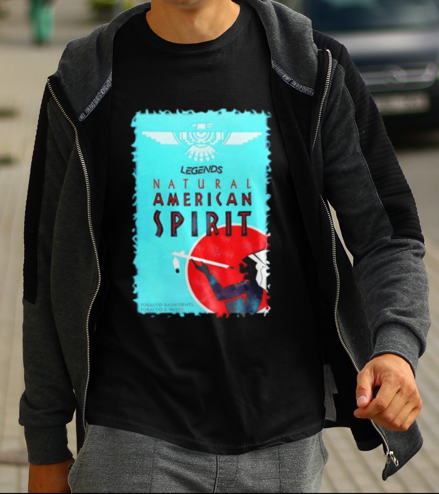 Legends Natural American Spirit Tobacco And Water Ingredients T-Shirt
