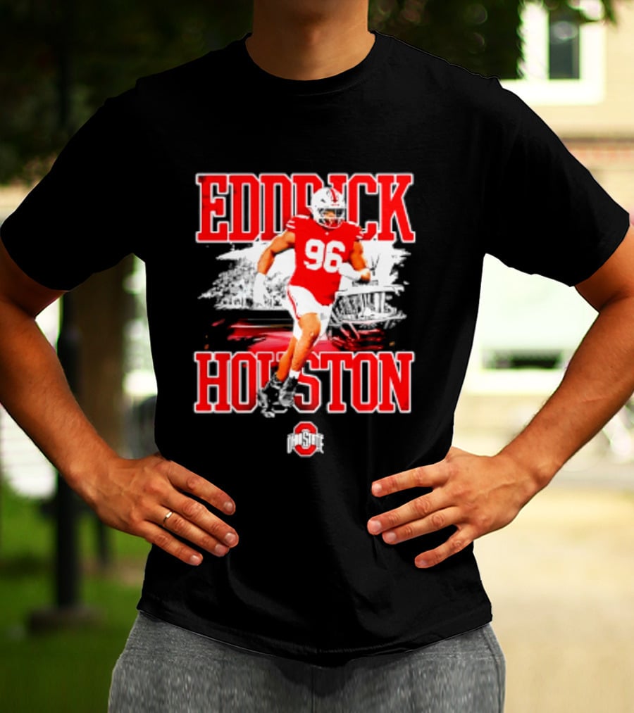 Eddrick Houston 96 Ohio State Buckeyes NCAA Football Player T-Shirt