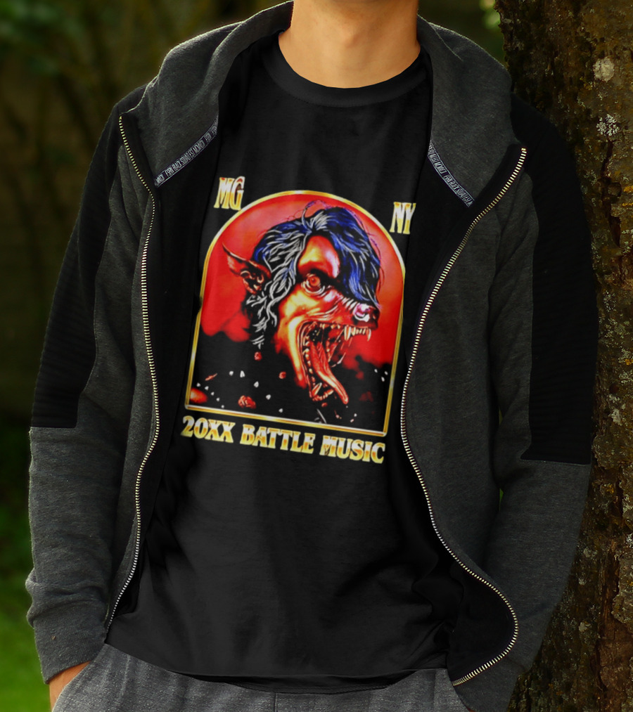 MG NY 20XX Battle Music Machine Gun Kelly Werewolf T-Shirt