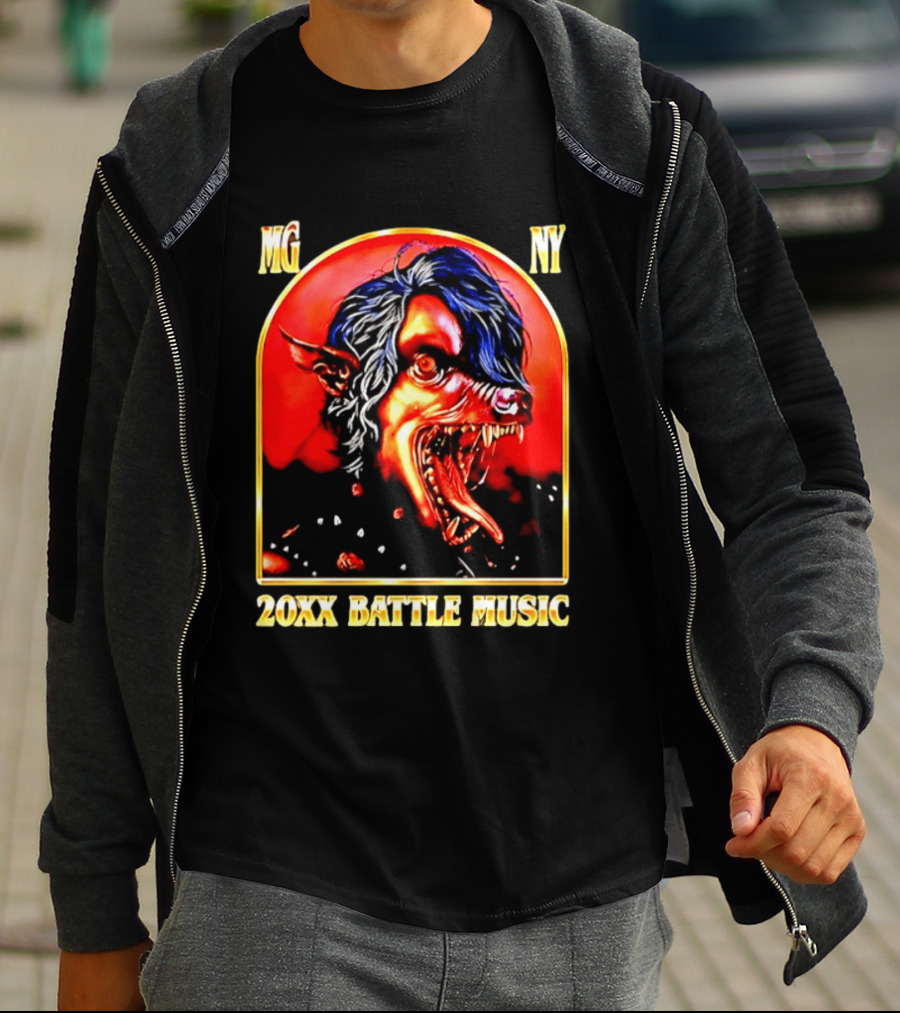 MG NY 20XX Battle Music Machine Gun Kelly Werewolf T-Shirt