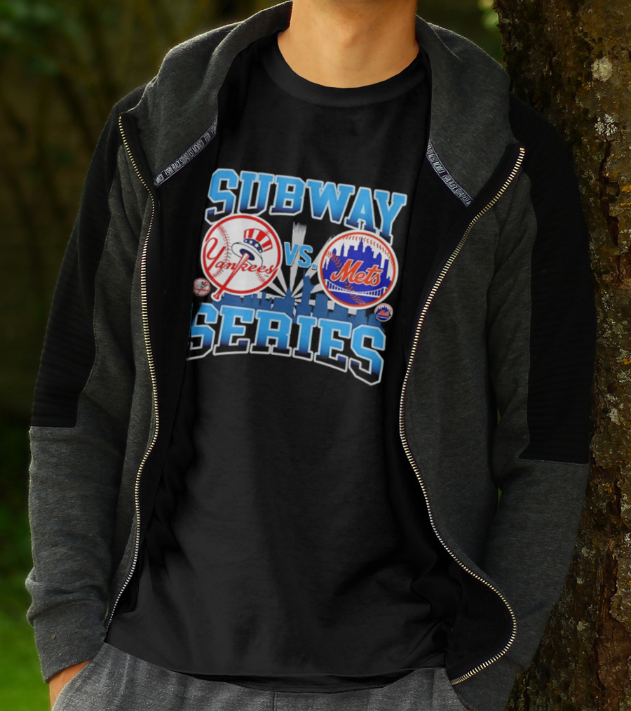 New York Yankees Vs Mets 2026 Subway Series Skyline T-Shirt