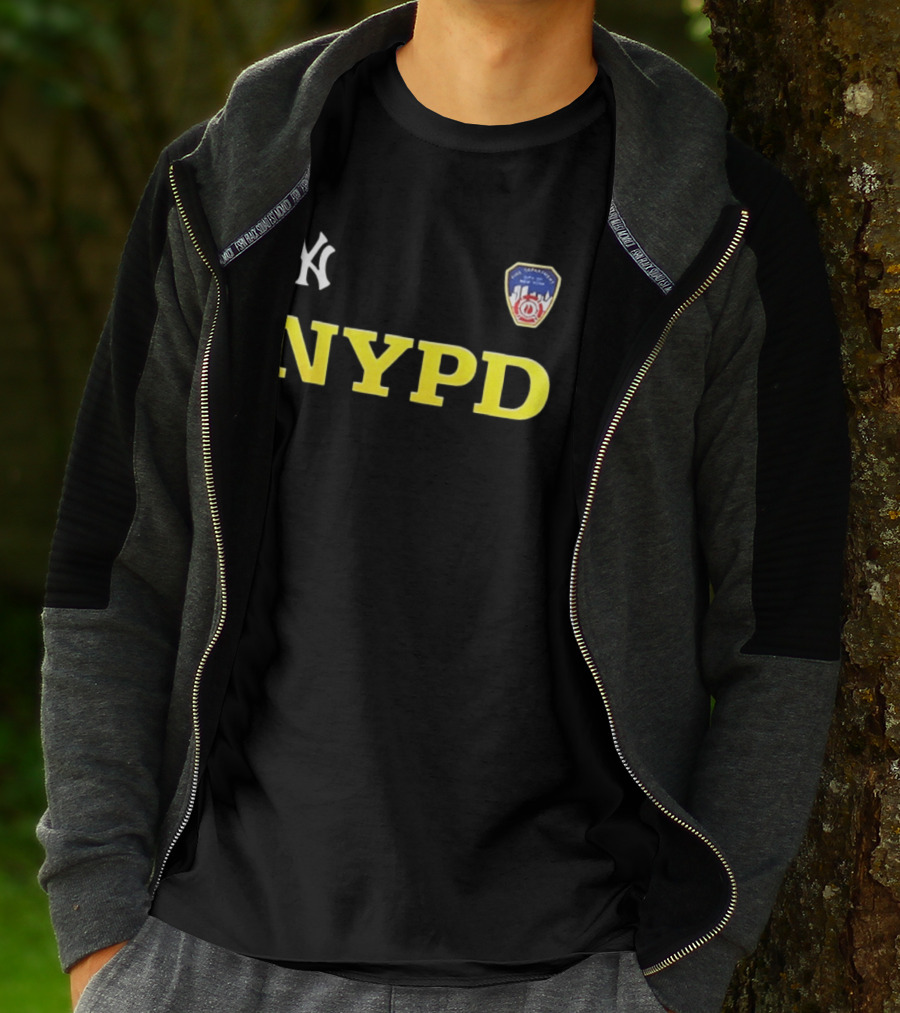 NYPD New York Yankees 2026 25th Anniversary 9 11 We Will Never Forget Remember Honor Unite 2 Sided T-Shirt