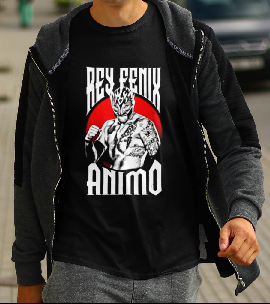 Rey Fenix Animo Lucha Libre AEW Wrestling Masked Fighter T-Shirt