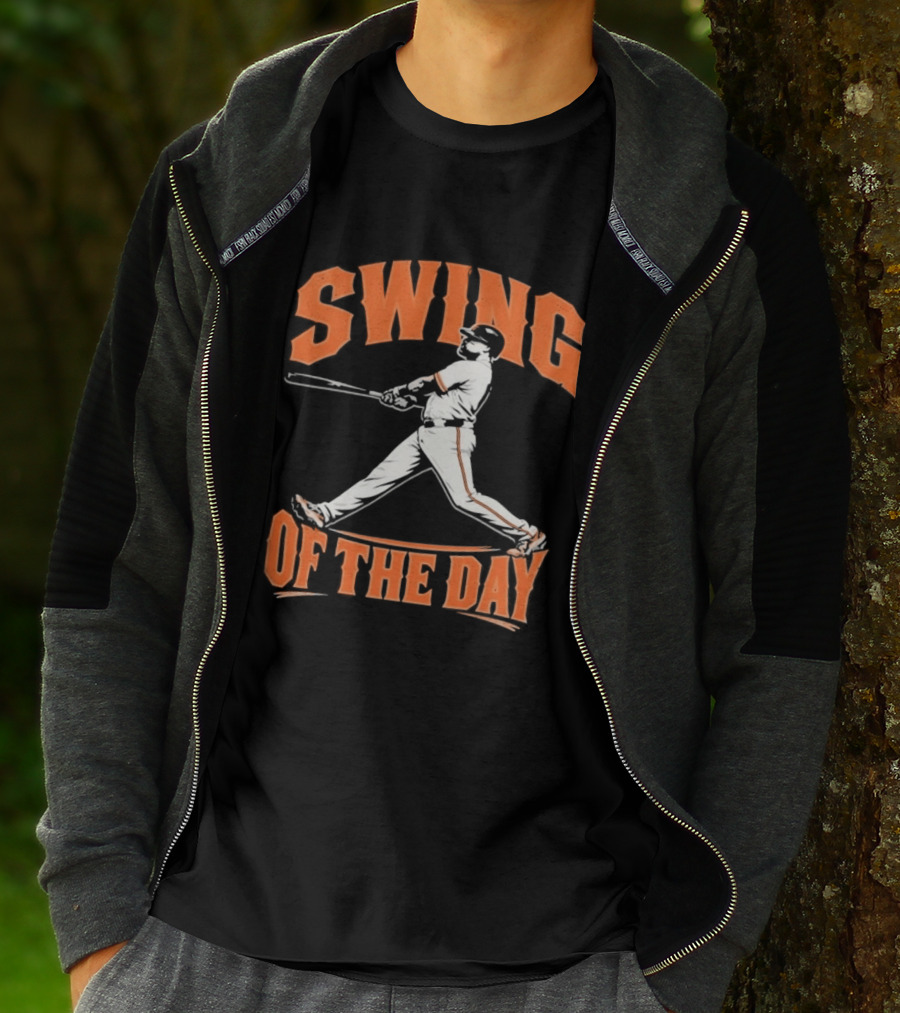 San Francisco Giants 2026 Swing Of The Day Baseball Player T-Shirt