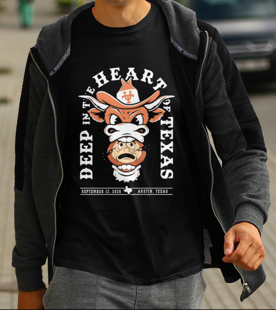 Texas Longhorns Mascot Deep In The Heart Of Texas September 10 2022 Austin Texas T-Shirt