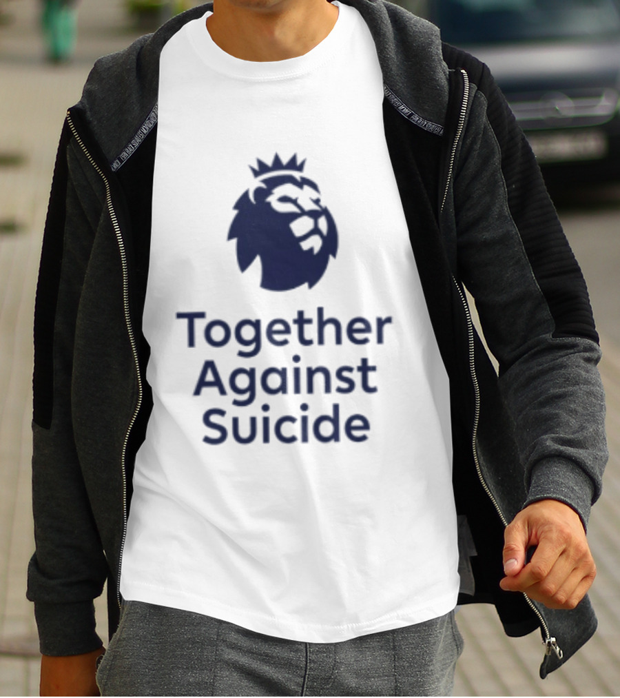 Together Against Suicide Mental Health Awareness Lion King Crown T-Shirt