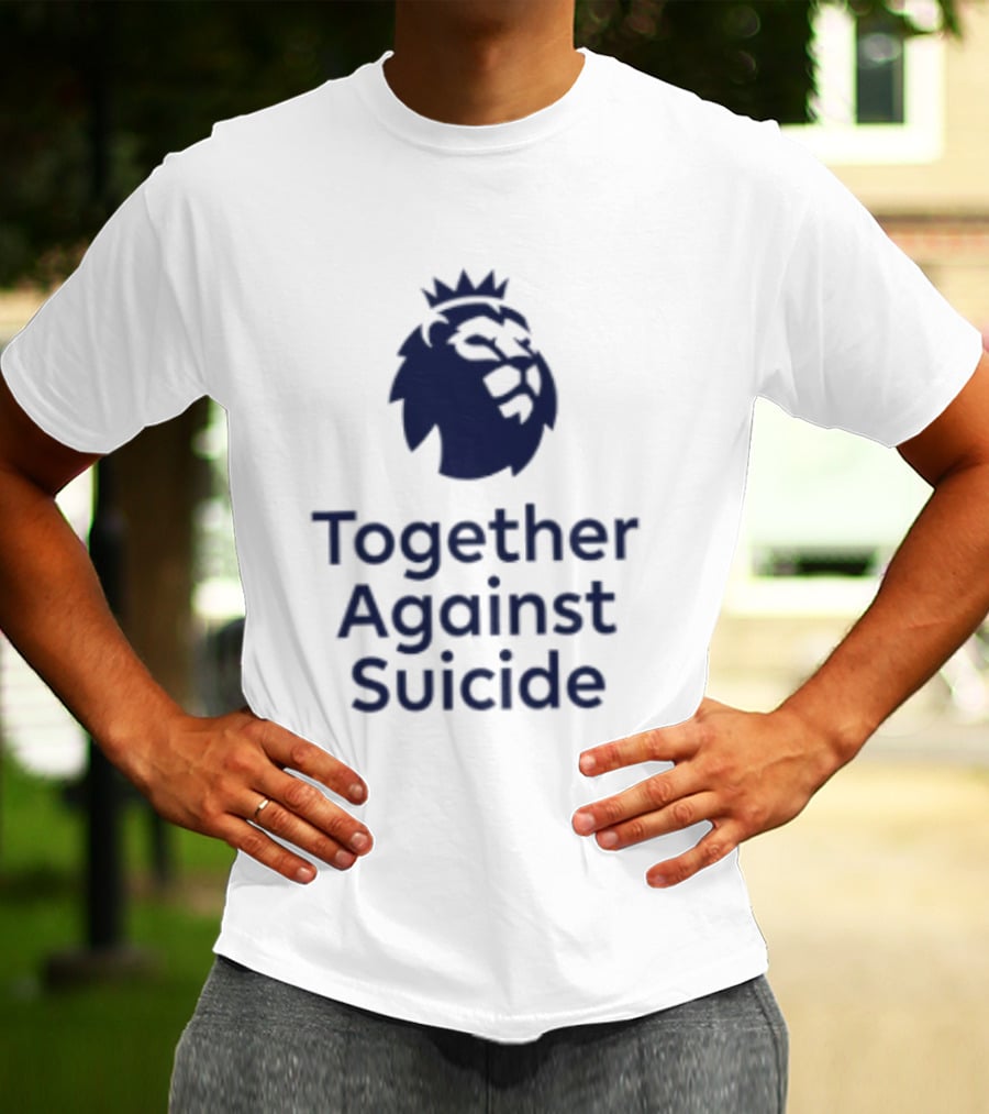Together Against Suicide Mental Health Awareness Lion King Crown T-Shirt