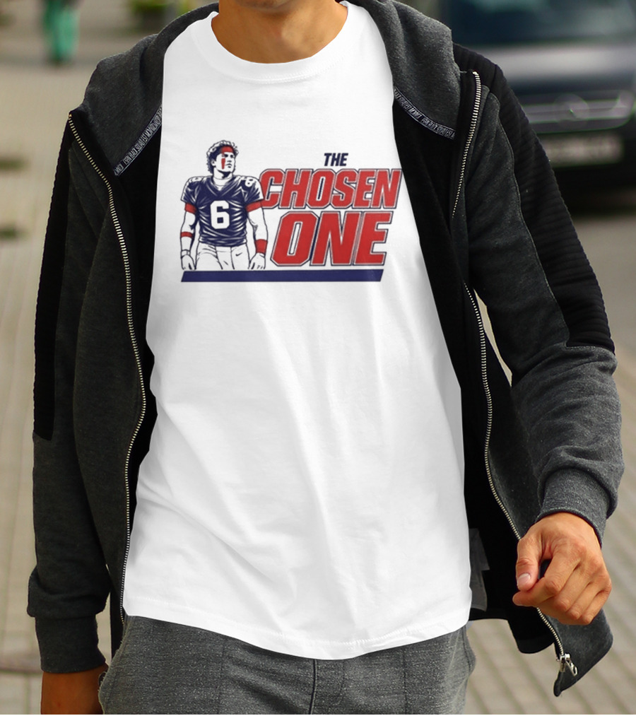 Chosen One Football Jersey Number 6 Athlete T-Shirt