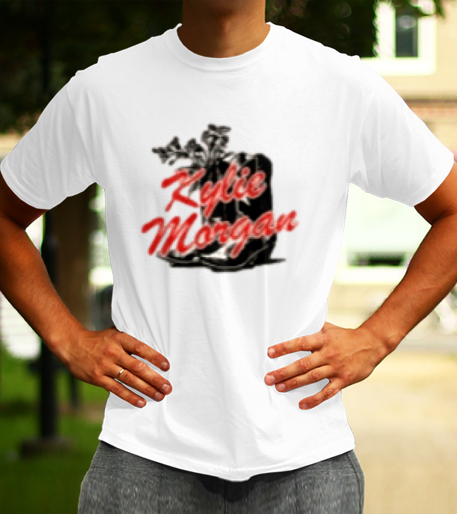 Kylie Morgan 1 800 Dump Him Boots Roses T-Shirt