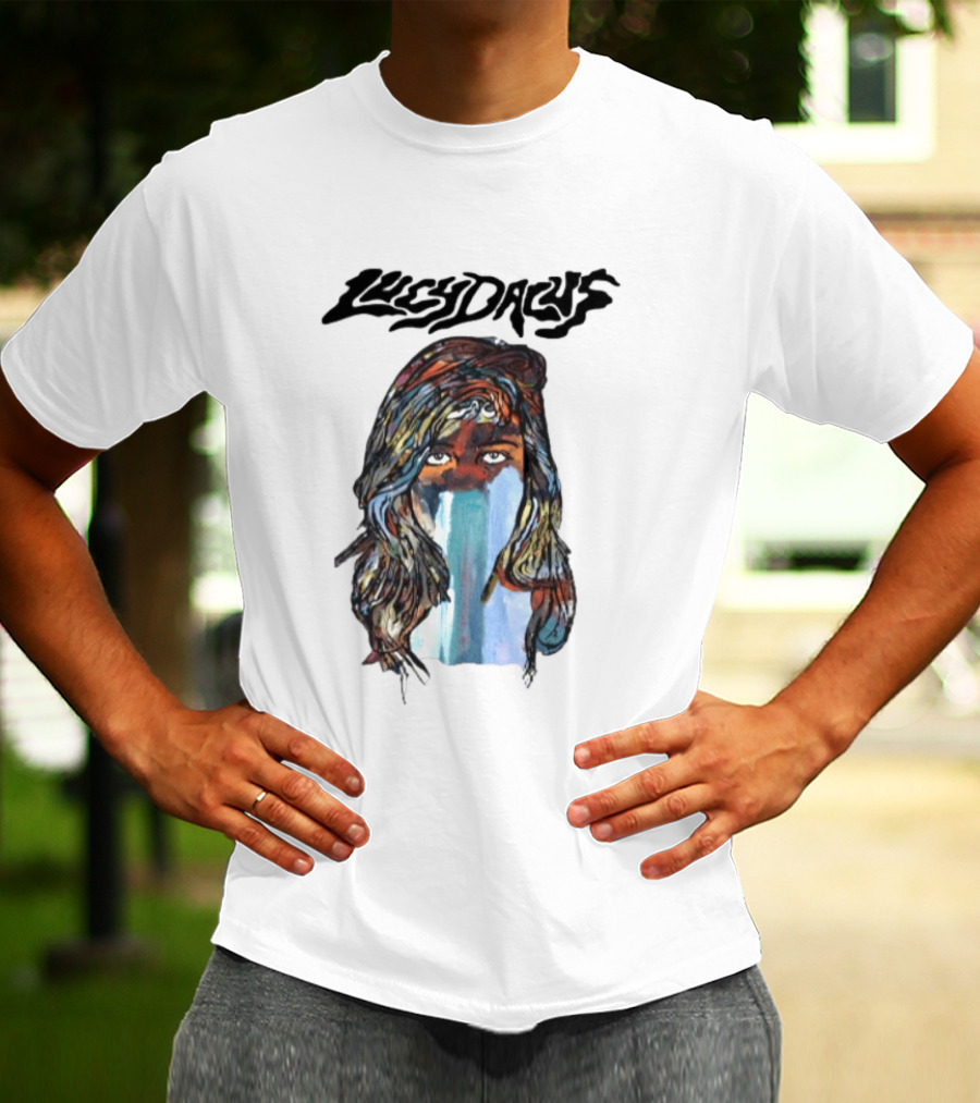 Lucy Dacus Melting Face 34 Length T-Shirt