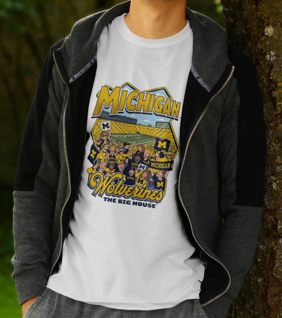 Michigan Wolverines The Big House 2026 Celebration Stadium Fans T-Shirt