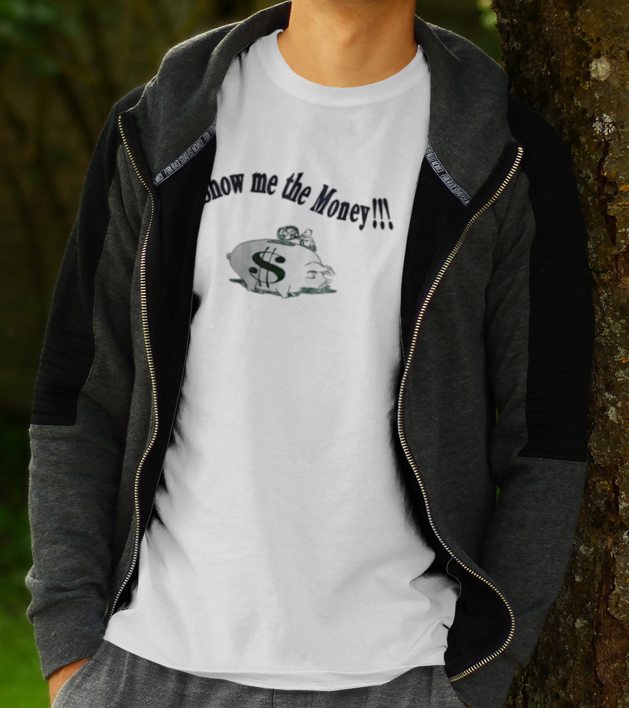 Show Me The Money Piggy Bank Savings Finance T-Shirt