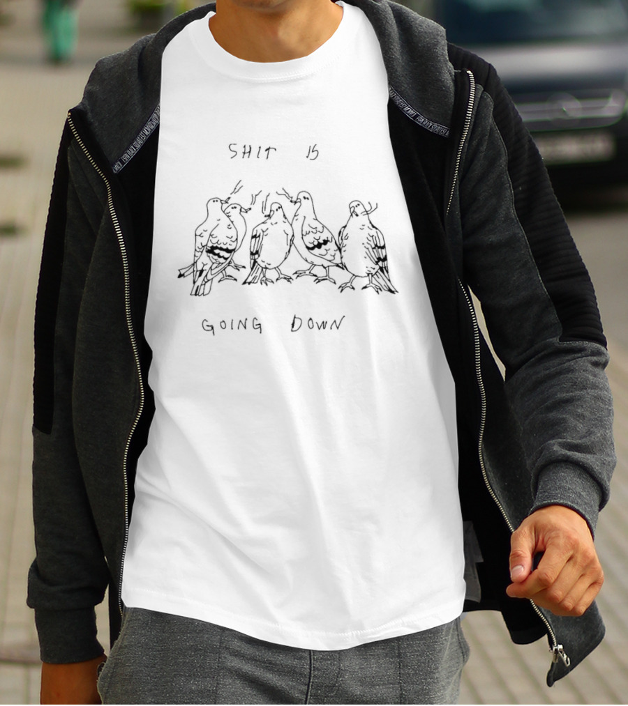 Smoking Pigeons Shit Is Going Down T-Shirt