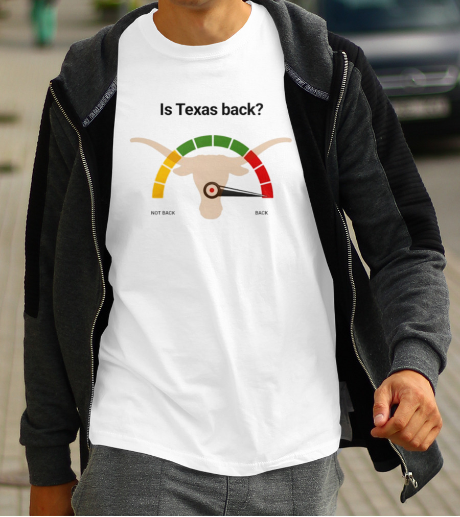 Is Texas Back Longhorns Meter Not Back Back T-Shirt
