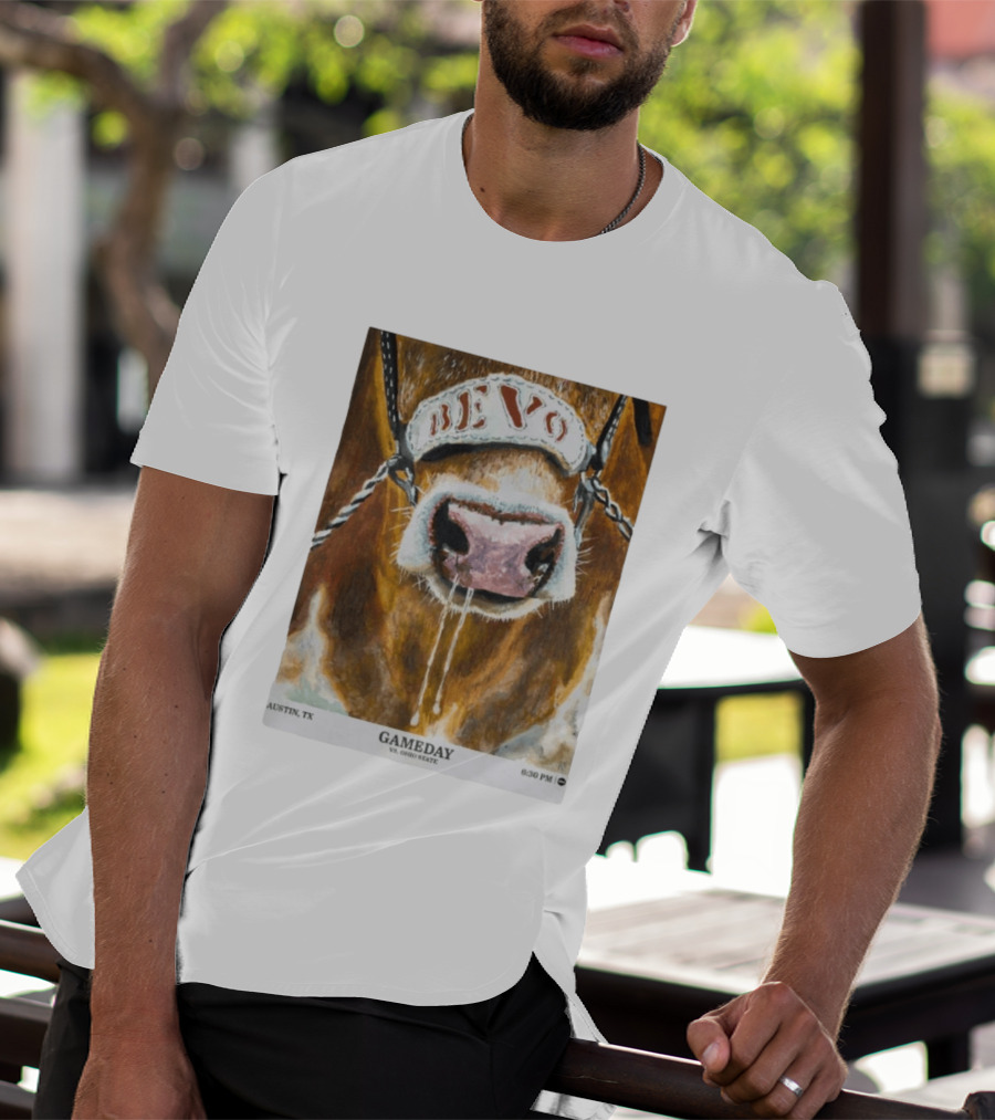 Texas Longhorns Bevo Vs Ohio State Austin TX Gameday 6:30 PM 2026 T-Shirt