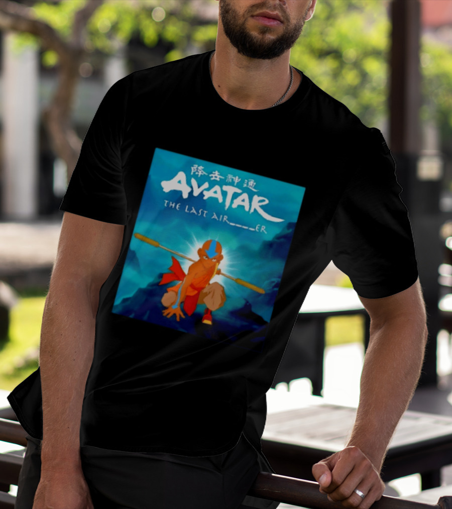 Avatar The Last Airbender Aang Nickelodeon Japanese T-Shirt