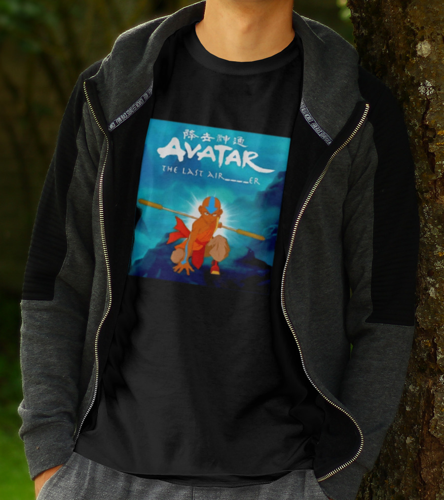 Avatar The Last Airbender Aang Nickelodeon Japanese T-Shirt