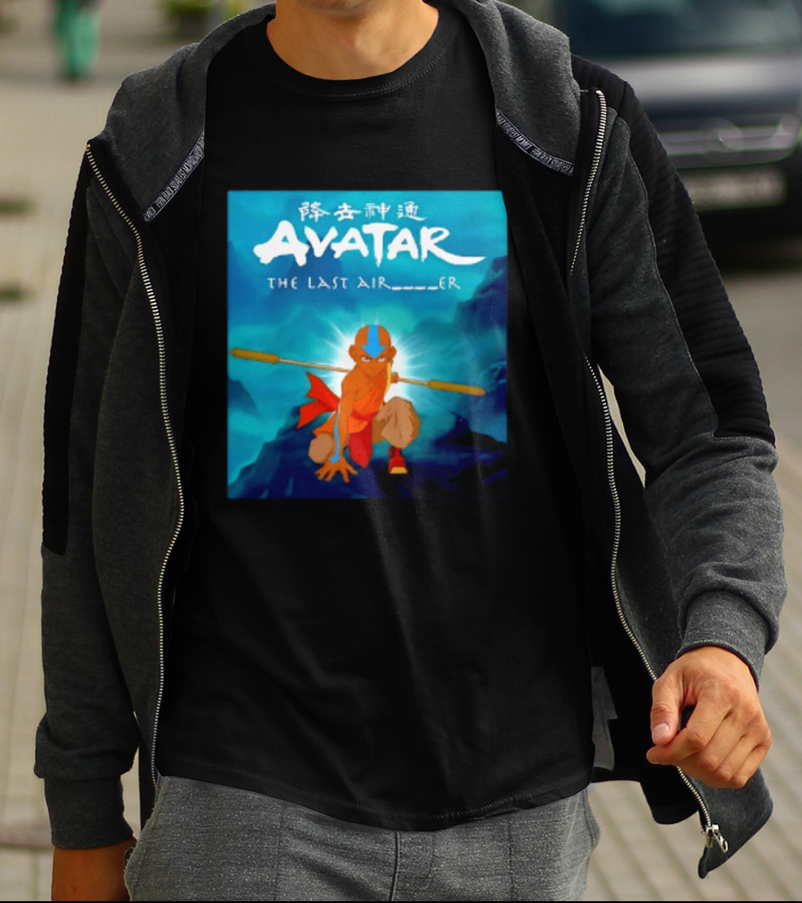 Avatar The Last Airbender Aang Nickelodeon Japanese T-Shirt