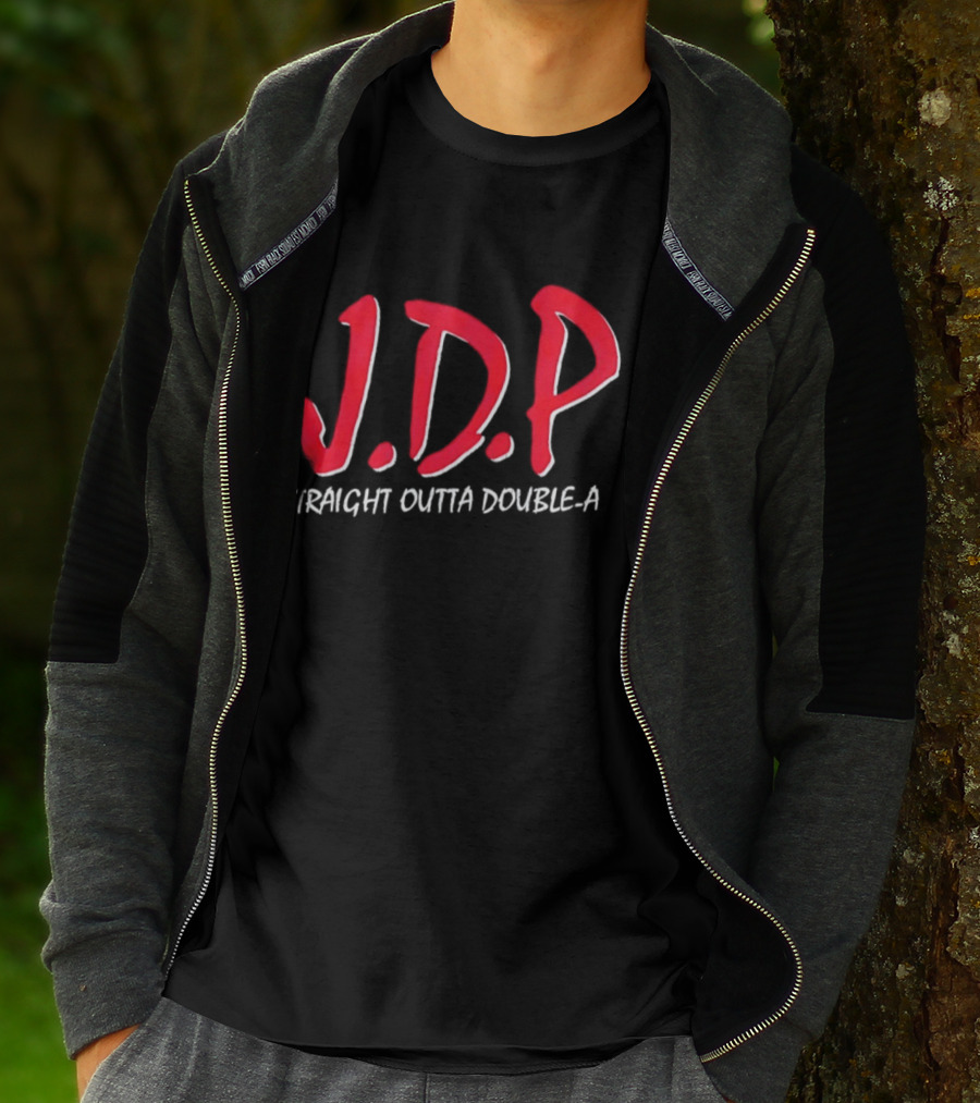 Josue De Paula JDP Straight Outta Double A Los Angeles Dodgers T-Shirt