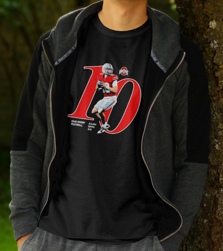 Ohio State Buckeyes Julian Sayin NCAA Football Player Number 10 T-Shirt
