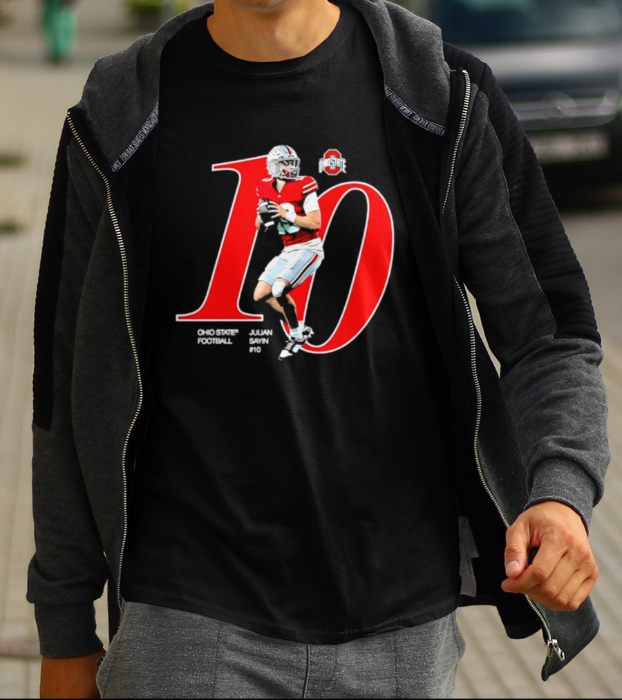Ohio State Buckeyes Julian Sayin NCAA Football Player Number 10 T-Shirt