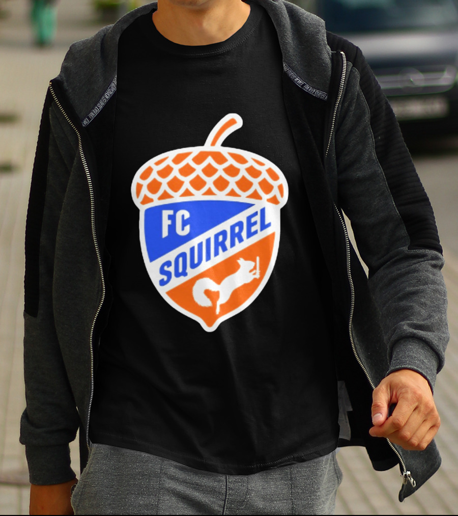 FC Squirrel Acorn Crest Cincinnati Soccer T-Shirt