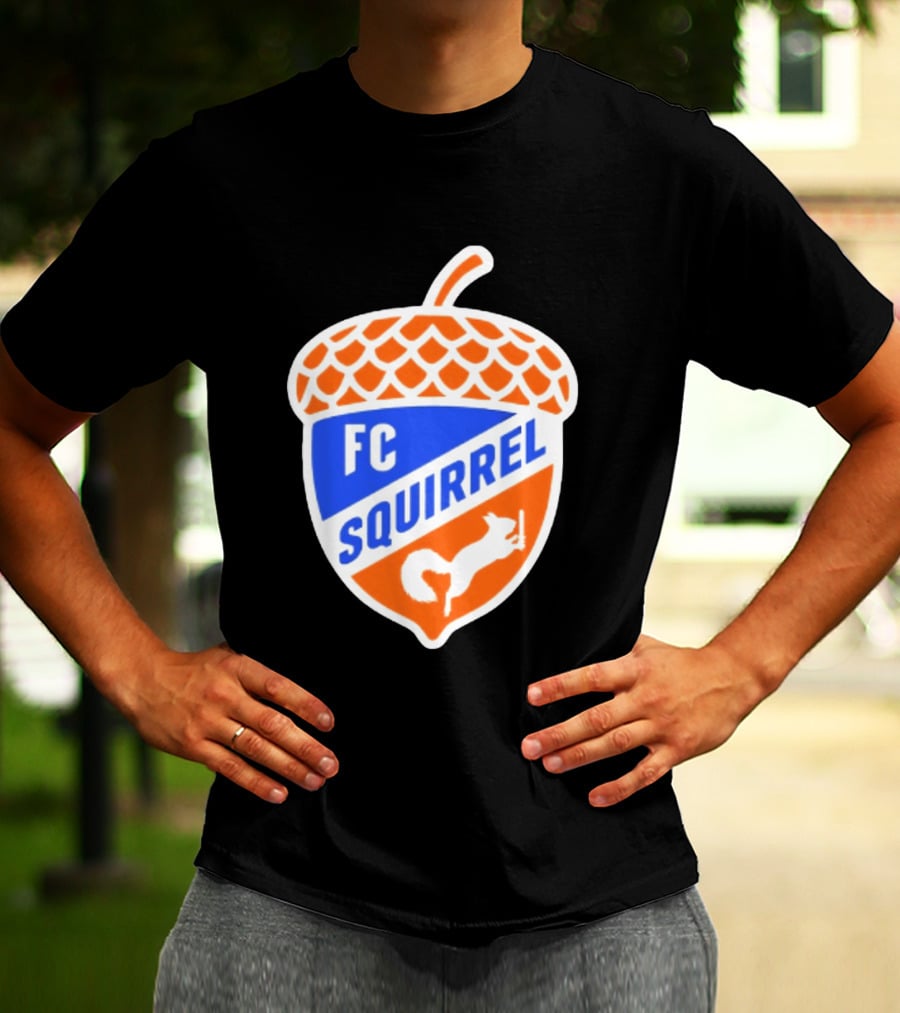 FC Squirrel Acorn Crest Cincinnati Soccer T-Shirt