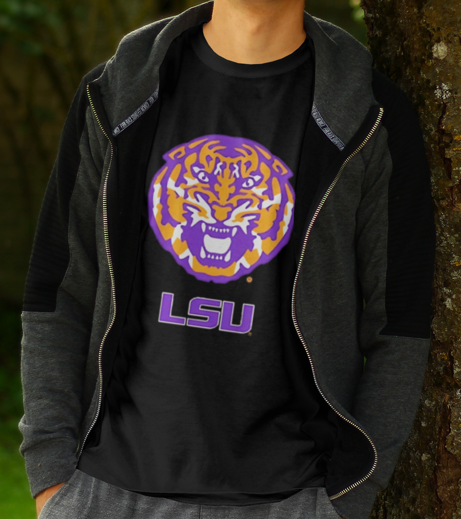 LSU Tigers NCAA Football Tiger Head T-Shirt