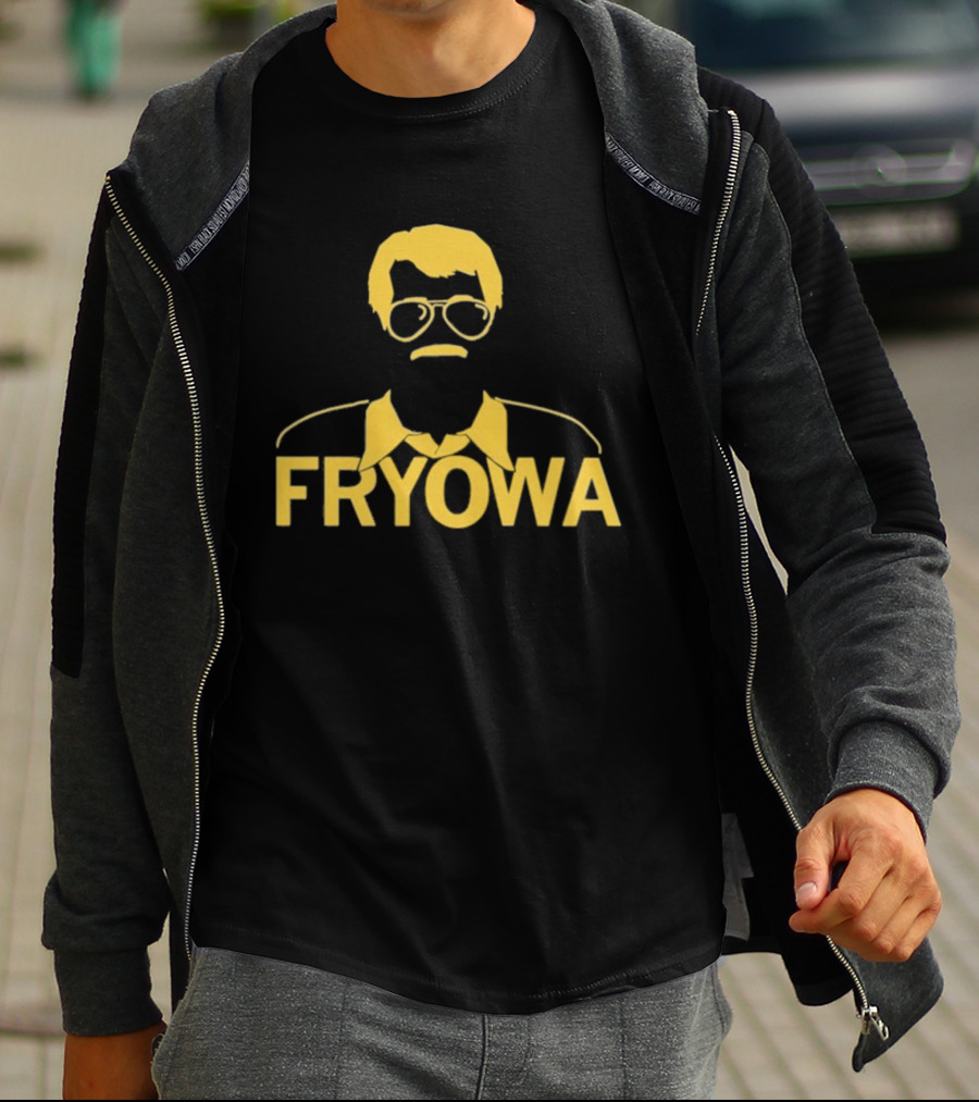 FRYOWA Yellow Mustache Glasses Black Snug Small T-Shirt