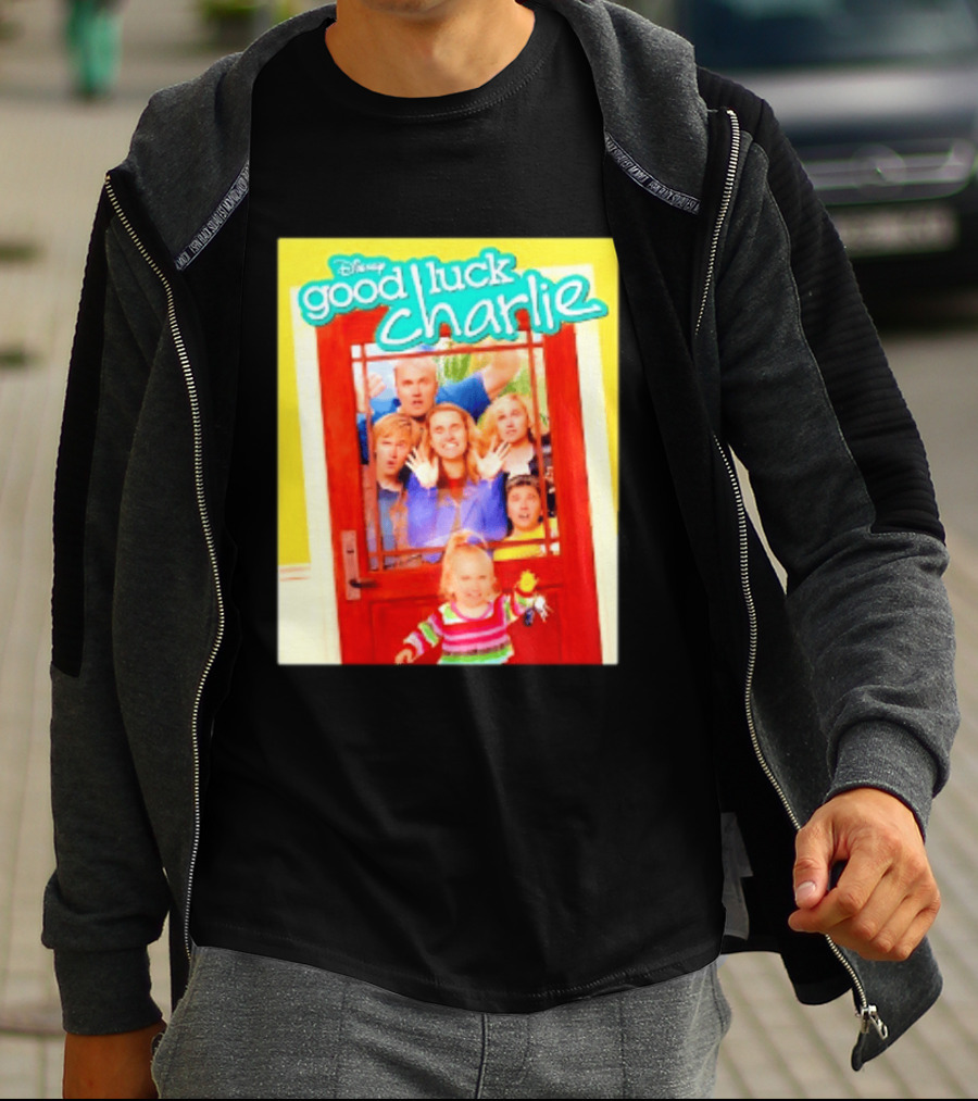 Disney Good Luck Charlie Family Door Scene T-Shirt