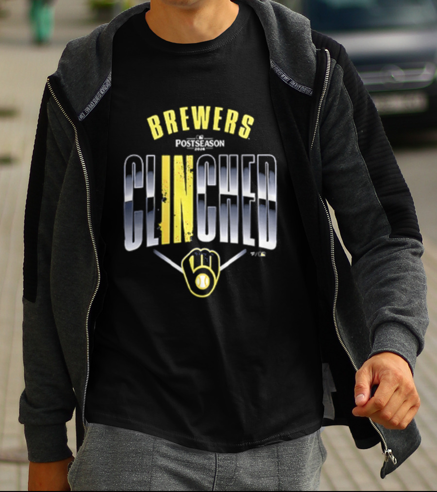 Brewers Postseason Clinched Milwaukee 2026 October Win Our Way T-Shirt