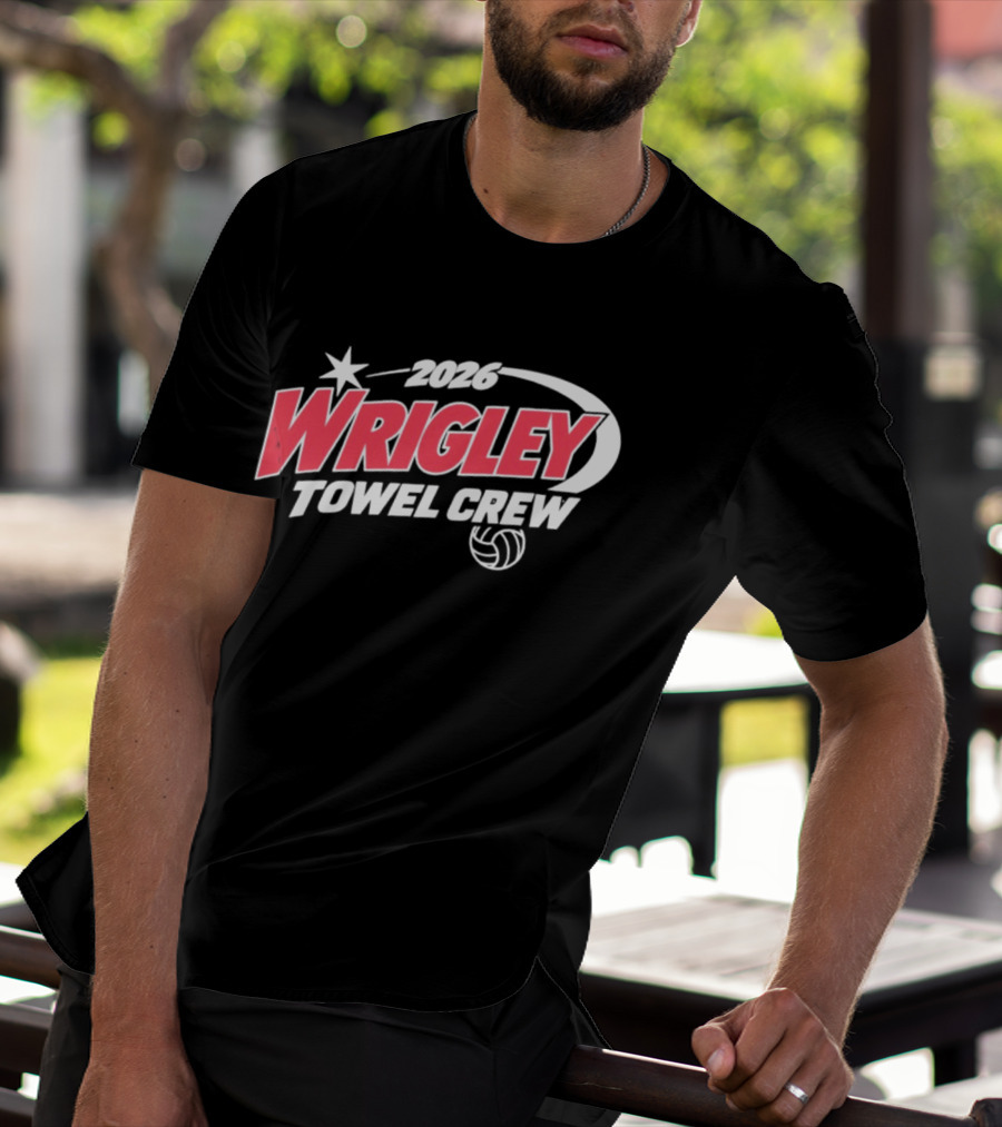 2026 Wrigley Towel Crew Volleyball Nebraska T-Shirt
