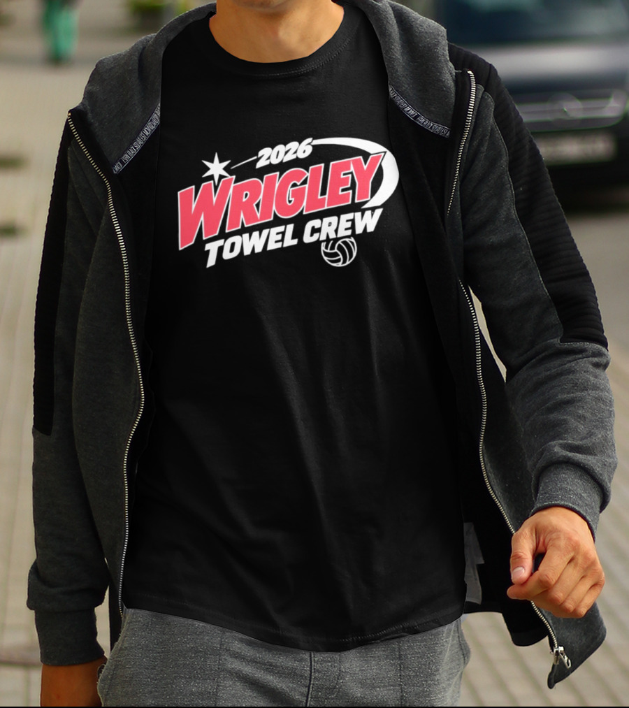 2026 Wrigley Towel Crew Volleyball Nebraska T-Shirt