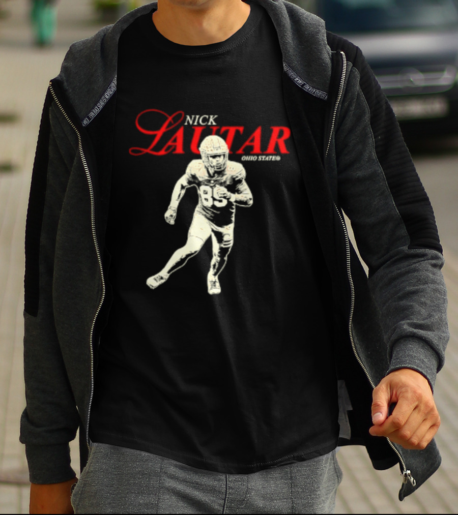 Nick Lautar Ohio State Buckeyes 89 NCAA T-Shirt