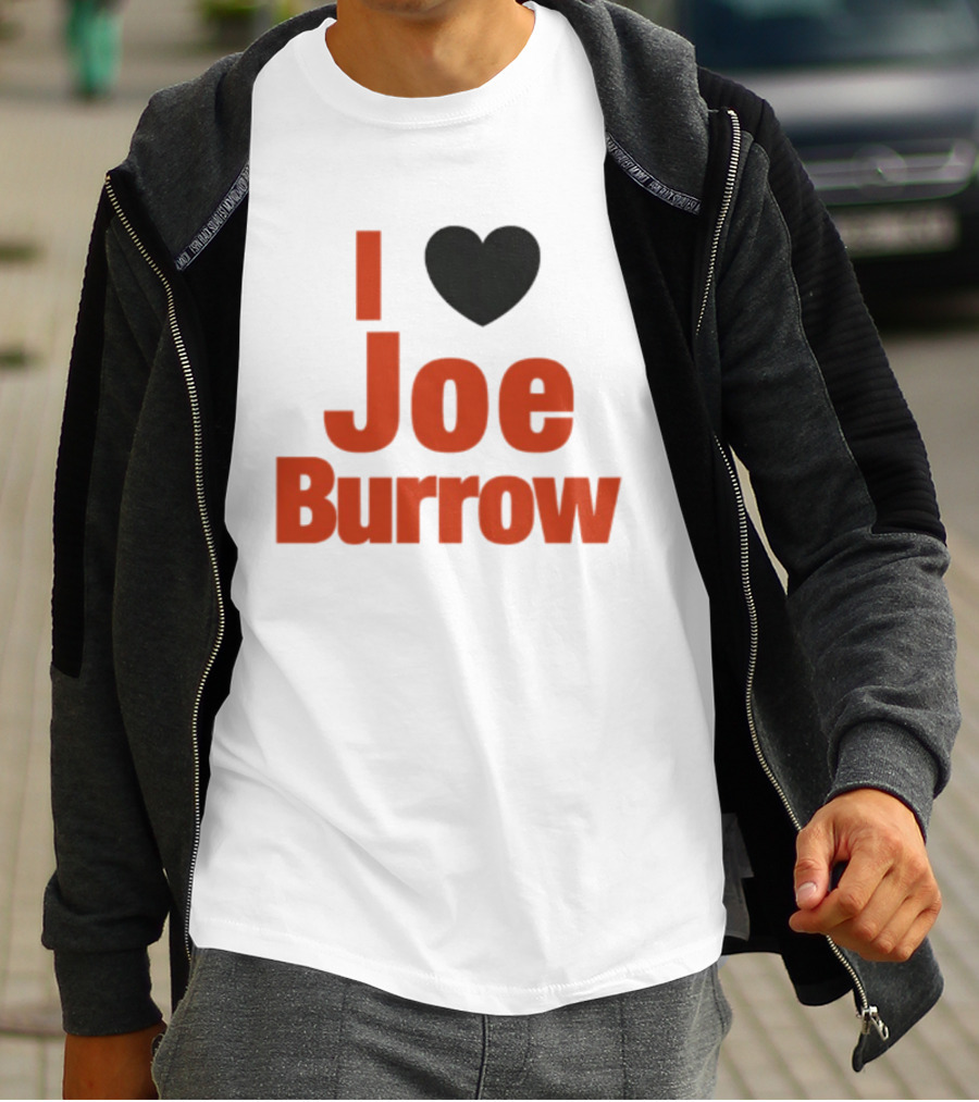 I Heart Joe Burrow Cincinnati Bengals 2026 Season T-Shirt