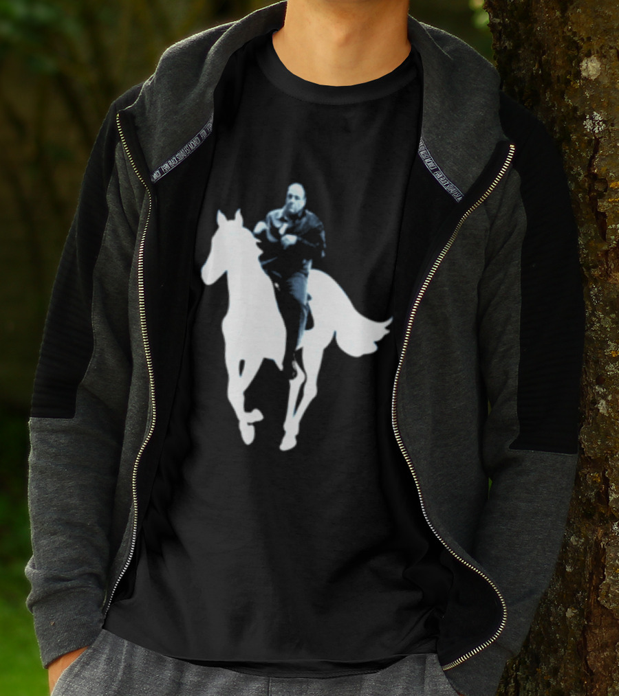 Rogue Co Pie O My Own Summer Millennial Sopranos Iconic Horse Scene T-Shirt
