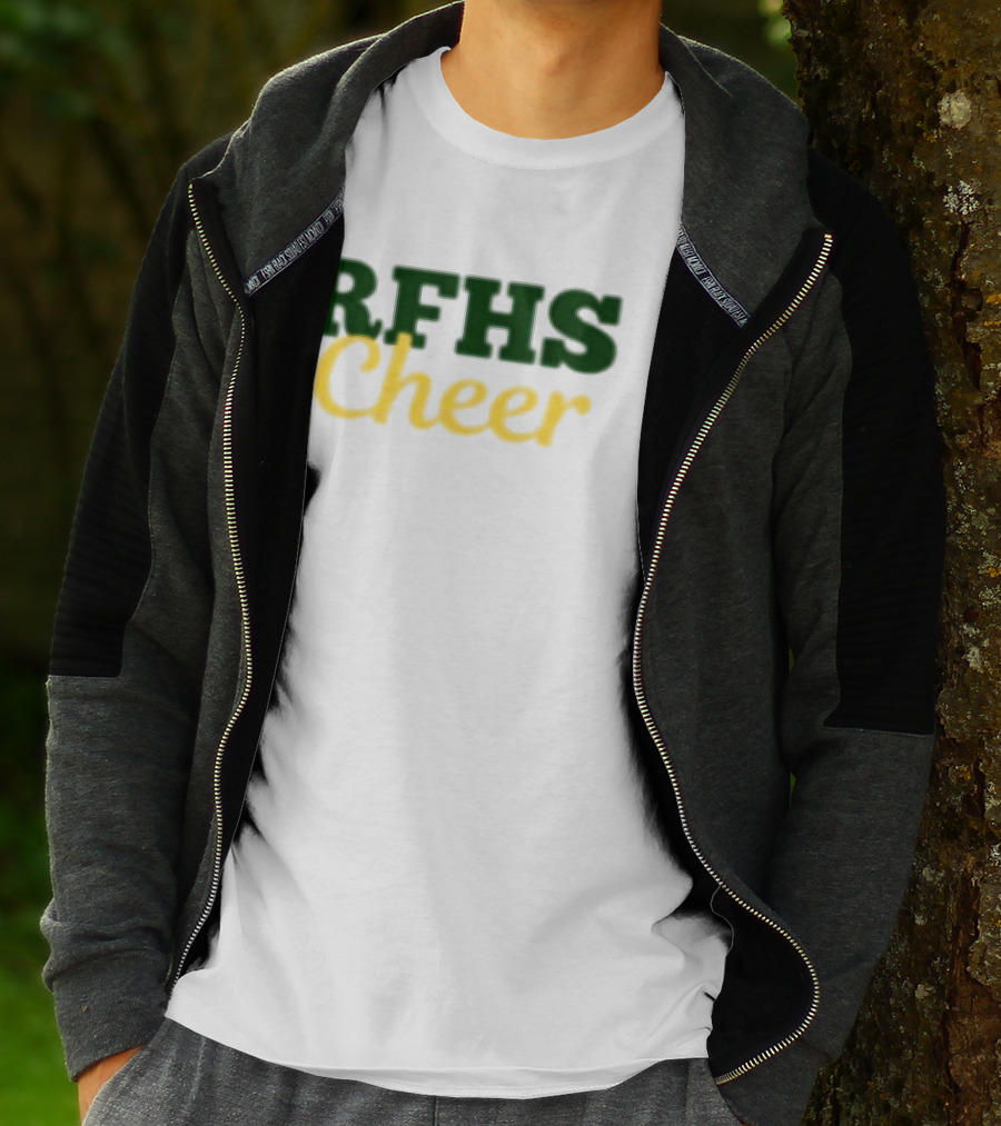 RFHS Cheer Roster Small Front White RF Store T-Shirt