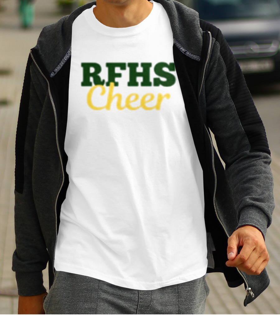 RFHS Cheer Roster Small Front White RF Store T-Shirt