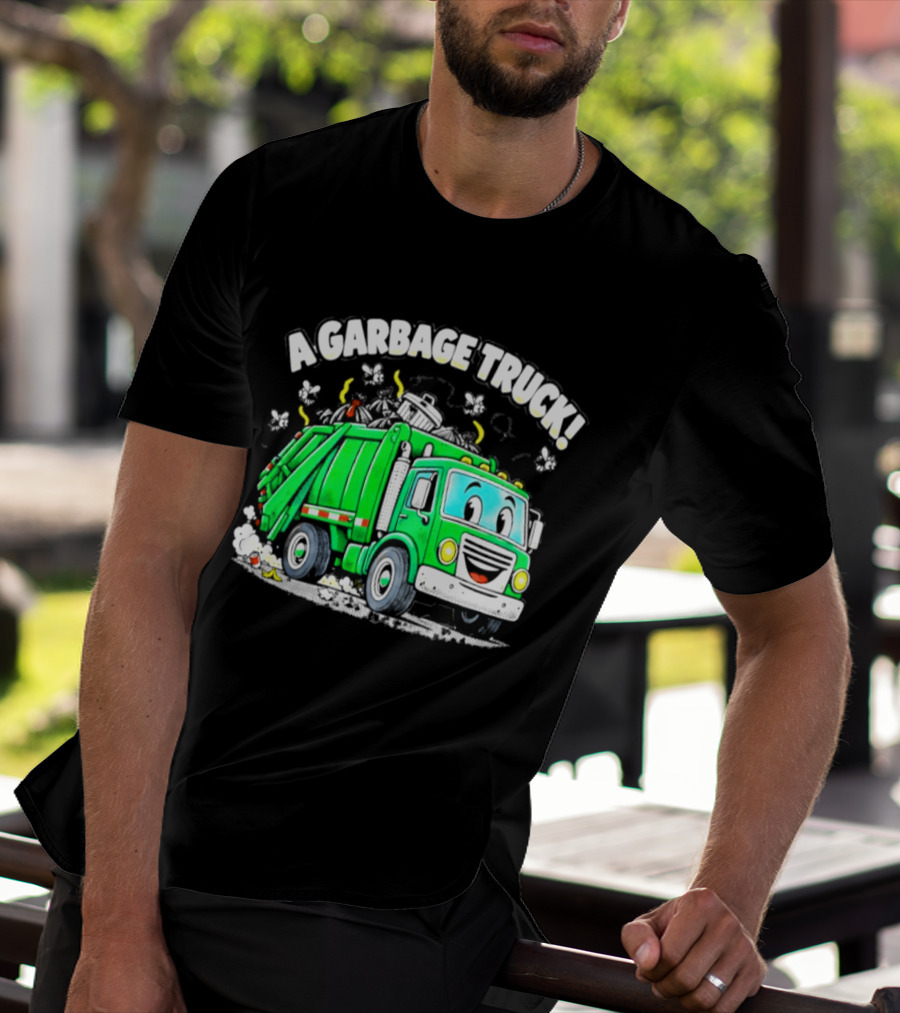 A Garbage Truck Cartoon Animation Fun T-Shirt