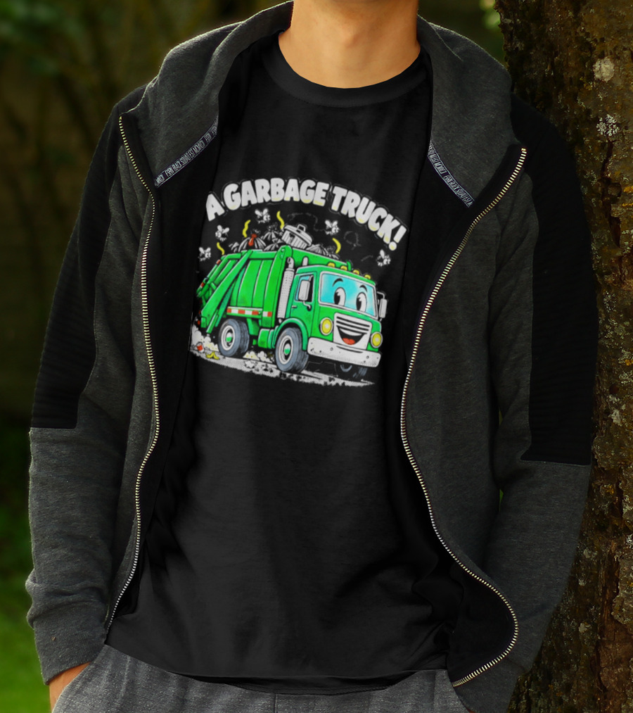 A Garbage Truck Cartoon Animation Fun T-Shirt