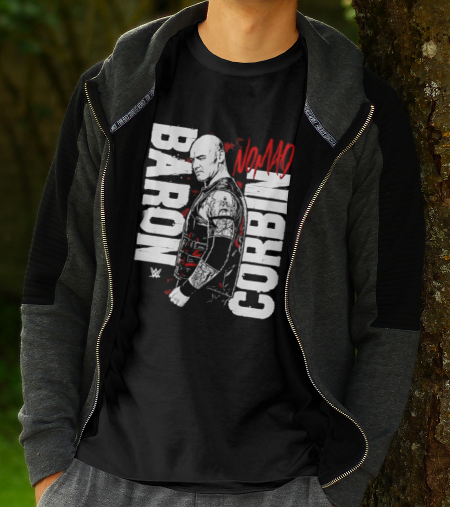 Baron Corbin WWE Nomad Vertical Name Wrestling Superstar T-Shirt