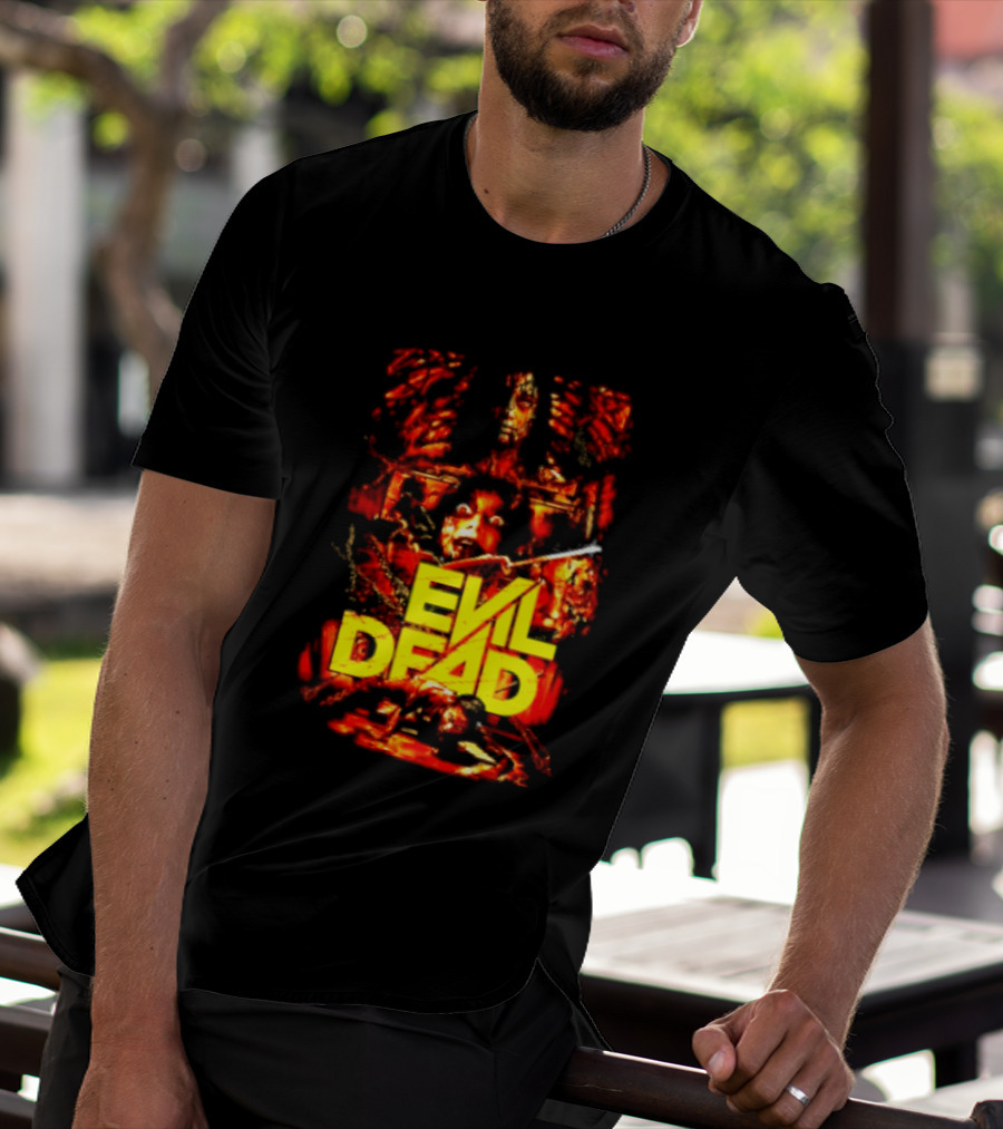 Evil Dead Classic Horror Movie Sam Raimi Iconic Cult T-Shirt