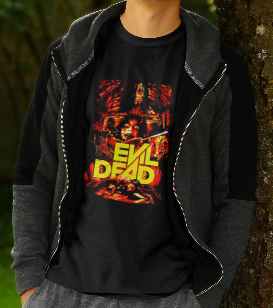Evil Dead Classic Horror Movie Sam Raimi Iconic Cult T-Shirt