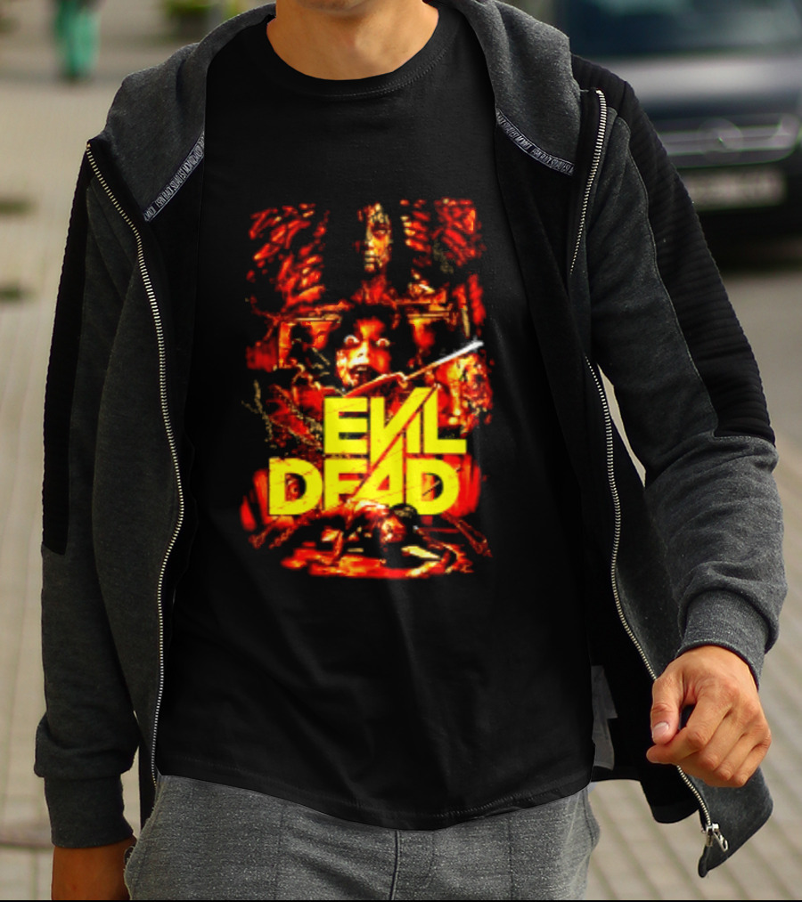 Evil Dead Classic Horror Movie Sam Raimi Iconic Cult T-Shirt