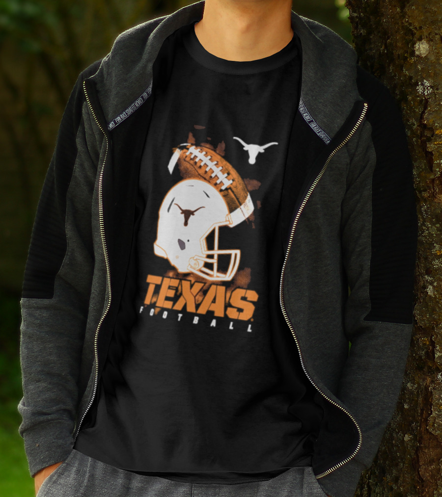 Texas Longhorns Football Helmet Glory NCAA Highlights T-Shirt