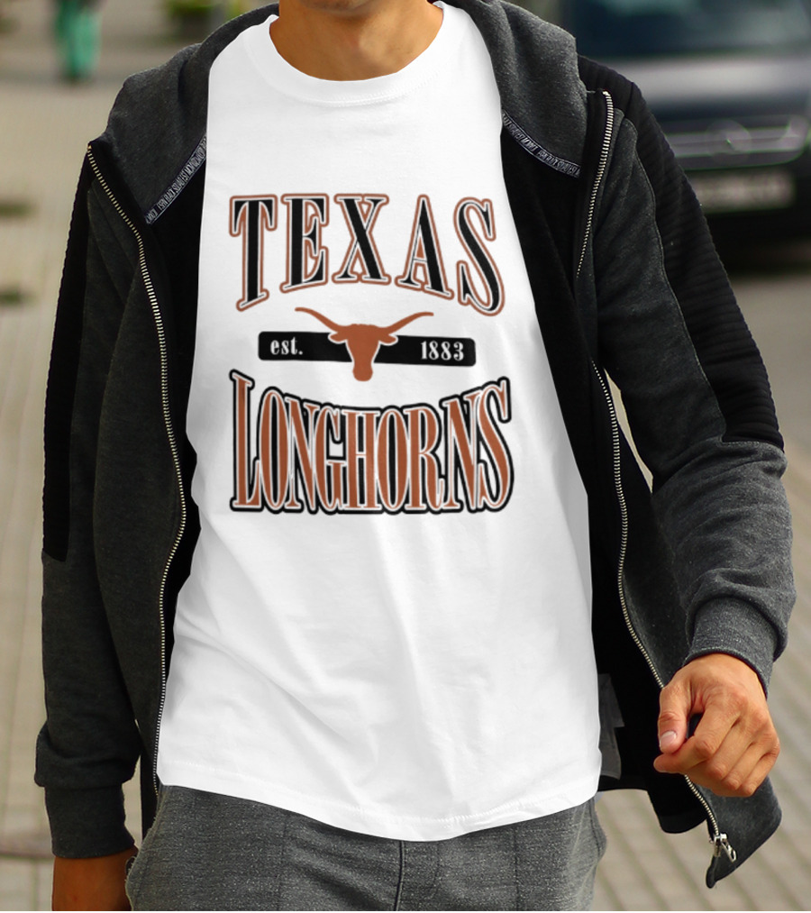 Texas Longhorns Est 1883 Vintage Team Spirit T-Shirt