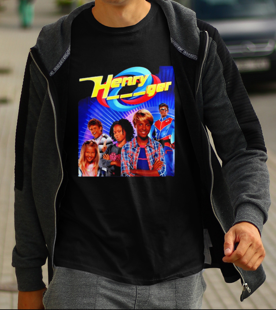 Henry Danger Nickelodeon Kids TV Show Captain Man Superhero Characters T-Shirt